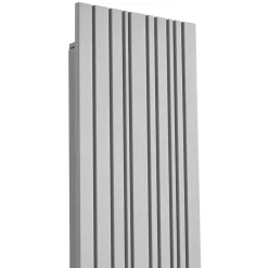 Lucande udendørs LED-væglampe Melira, længde 100 cm, grå