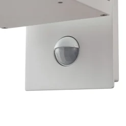 udendørs LED-væglampe Ferdinand, hvid, sensor, 38 cm^Lucande New