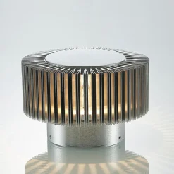 udendørs LED-væglampe Keany, metal, Ø 16 cm, IP54^Lucande