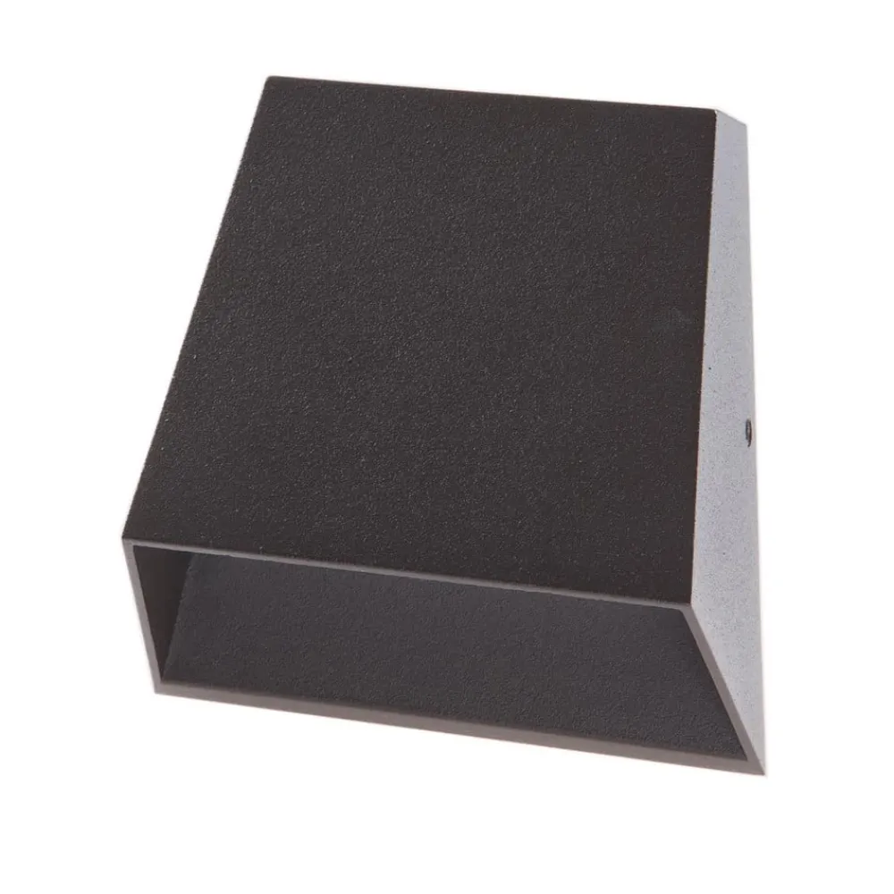 Lucande Terrassebelysning|Væglamper>udendørs LED-væglampe Hanno, antracit, metal, IP54