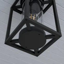 udendørs loftlampe Ferda, 29 cm, antracit, IP44^Lucande Hot