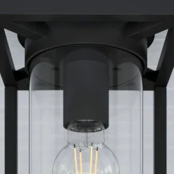 udendørs loftlampe Ferda, 29 cm, antracit, IP44^Lucande Hot