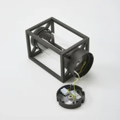 udendørs loftlampe Ferda, 29 cm, antracit, IP44^Lucande Hot