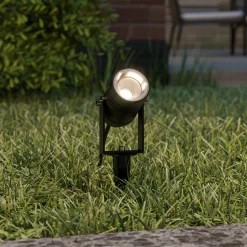 udendørs spotlampe Galina, sæt med 4, jordspyd, stik^Lucande Clearance