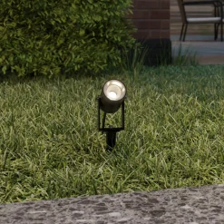 udendørs spotlampe Galina, sæt med 4, jordspyd, stik^Lucande Clearance