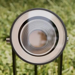 udendørs spotlampe Galina, sæt med 4, jordspyd, stik^Lucande Clearance