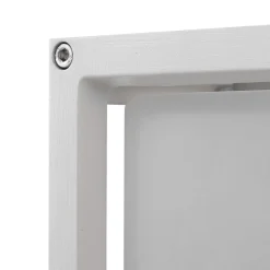 Lucande udendørs væglampe Aurelien, hvid, glas, 12,5 cm, IP54