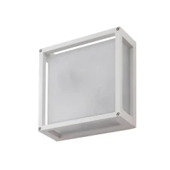 udendørs væglampe Aurelien, hvid, sensor, 25 x 25 cm^Lucande Best