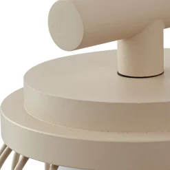 Lucande udendørs væglampe Chandan, 30 cm, beige, sensor, IP44