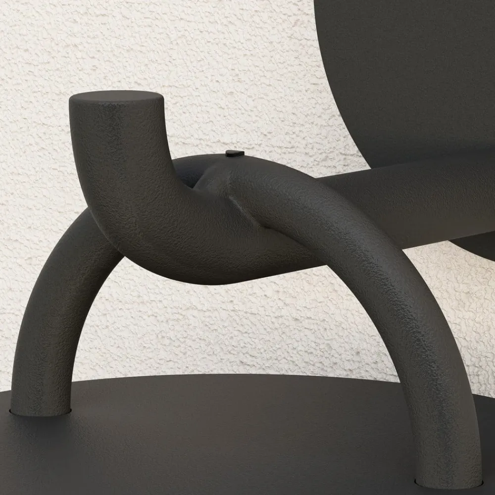 Lucande udendørs væglampe Cassian, 30 cm, antracit, IP54