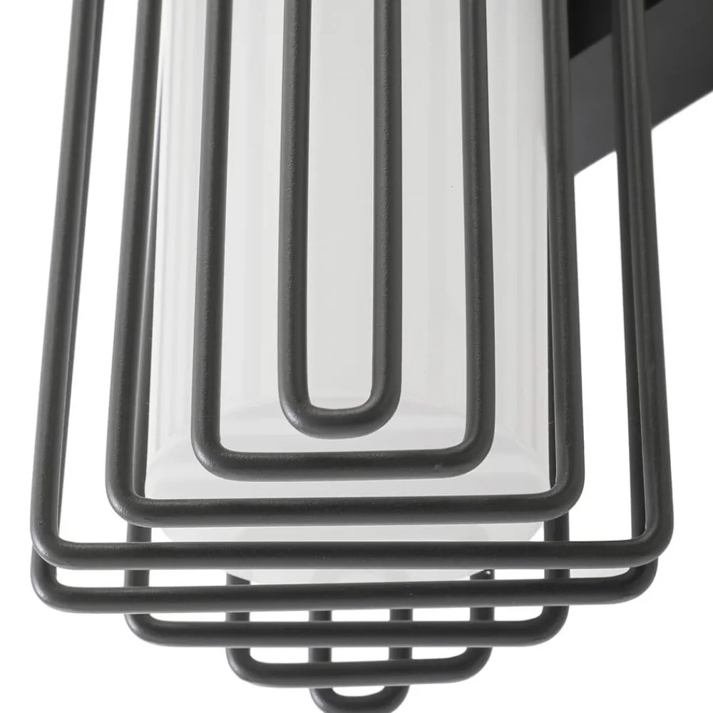 udendørs væglampe Chandan, antracit, 2 lyskilder, IP54^Lucande Discount