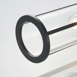 Lucande udendørs væglampe Emmeline, klar, aluminium, højde 45 cm