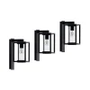 udendørs væglampe Ferda, sæt med 3, antracit, IP44^Lucande Outlet