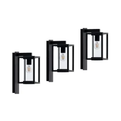udendørs væglampe Ferda, sæt med 3, antracit, IP44^Lucande Outlet