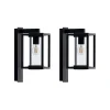 Lucande udendørs væglampe Ferda, sæt med 2, antracit, IP44