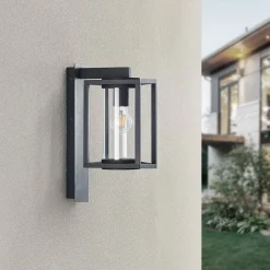 Lucande udendørs væglampe Ferda, sæt med 2, antracit, IP44