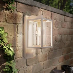 udendørs væglampe Ferda, pendel, beige, IP44^Lucande Best