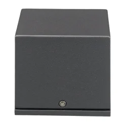 Lucande udendørs væglampe Maurice, antracit, metal, IP54