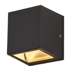 udendørs væglampe Maurice, antracit, IP54, sæt med 4 stk^Lucande Discount