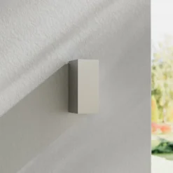 udendørs væglampe Tavi, 15 cm, sølv, Bridgelux LED^Lucande Hot