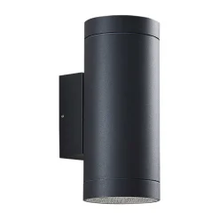 udendørs væglampe Thomke, 2 lyskilder, antracit, aluminium^Lucande Sale