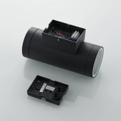 udendørs væglampe Thomke, 2 lyskilder, antracit, aluminium^Lucande Sale