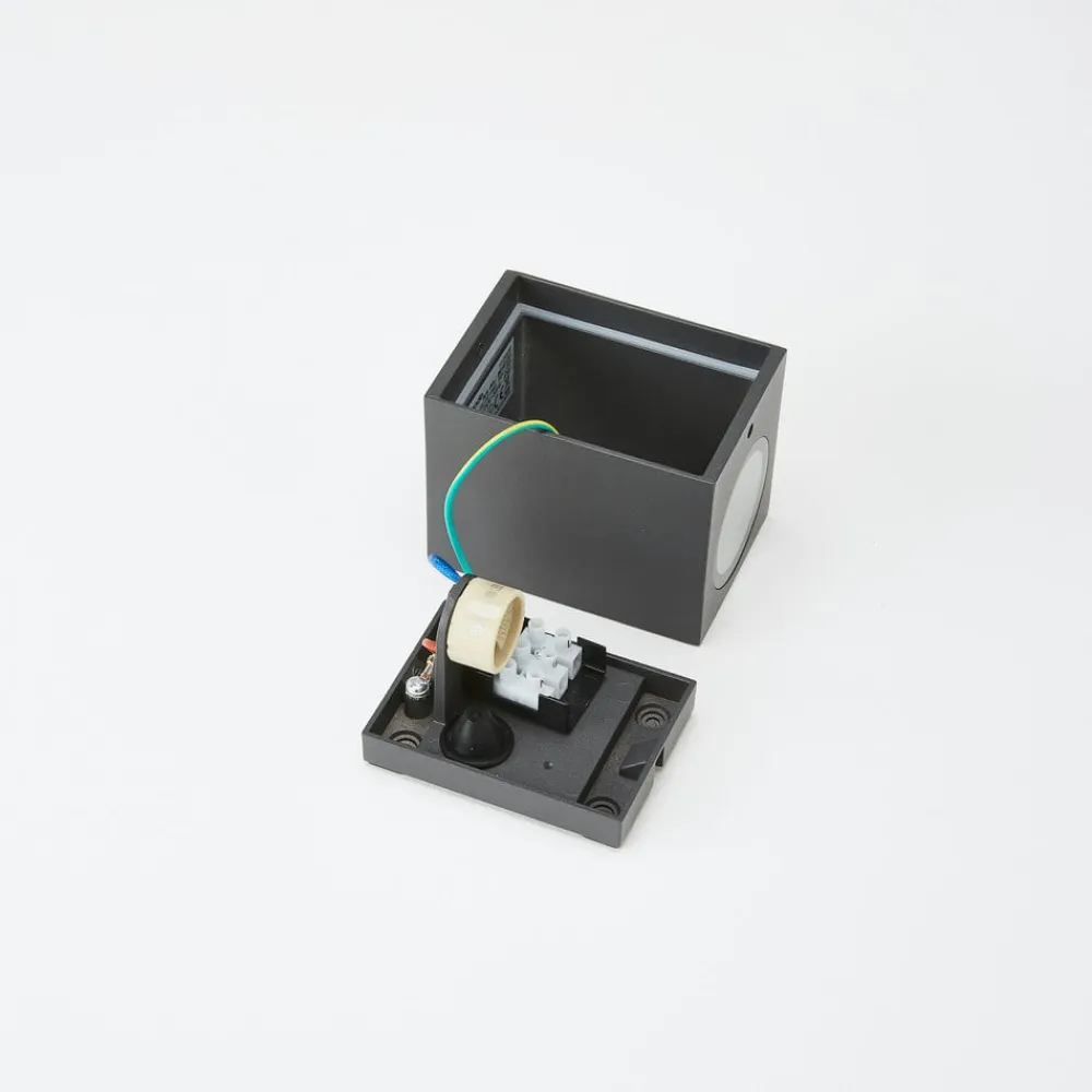 udendørs væglampe Xava, downlight, antracit, GU10^Lucande Hot