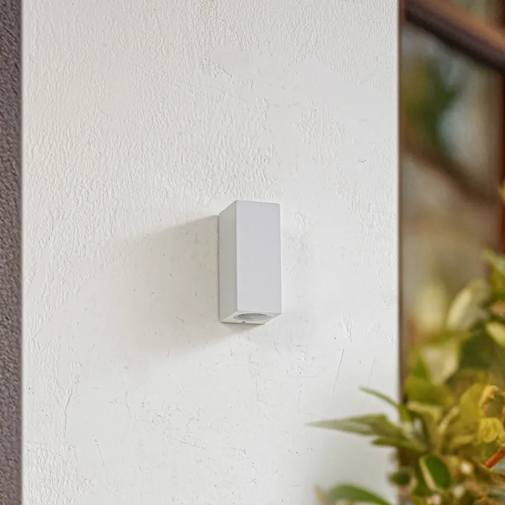 udendørs væglampe Xava, op/ned, hvid, 2 lyskilder, GU10^Lucande Clearance