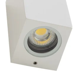 udendørs væglampe Xava, op/ned, hvid, 2 lyskilder, GU10^Lucande Clearance