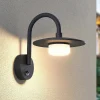 udendørs væglampe Zamalino, 31 cm, antracit, sensor^Lucande Online