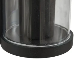 udendørs væglampe Zanta, højde 19,7 cm, IP65, sort^Lucande Clearance