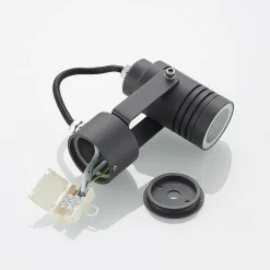 udendørs vægspot Galina, grå, aluminium, 11,2 cm høj^Lucande Online