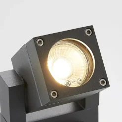 udendørs vægspot Kavuna, kantet, antracit, IP54^Lucande Best