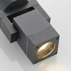 udendørs vægspot Kavuna, kantet, antracit, IP54^Lucande Best