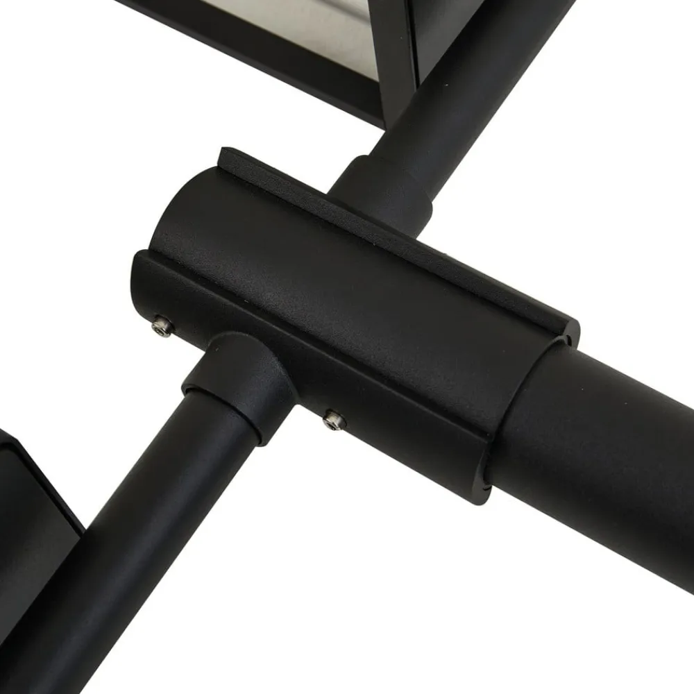 Lucande Lygtepæle>udendørslampe Siveta, 240 cm, 2 lyskilder, sort, E27, IP65