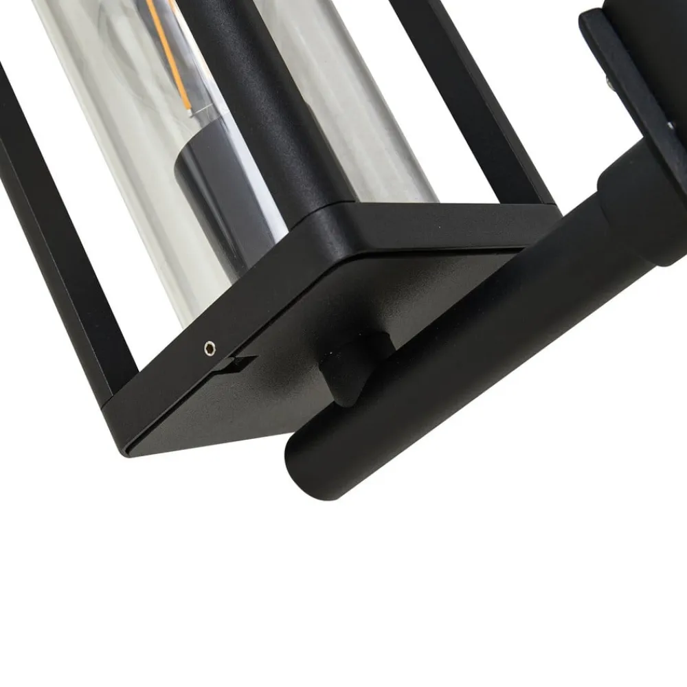 Lucande Lygtepæle>udendørslampe Siveta, 240 cm, 2 lyskilder, sort, E27, IP65