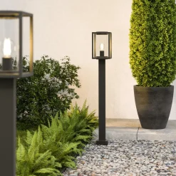 Lucande Terrassebelysning|Gadebelysning>vejlampe Ferda, 100 cm, antracit, IP44
