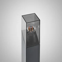 Lucande vejlampe Fiola, 80 cm, antracit, IP54