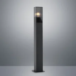 Lucande vejlampe Fiola, 80 cm, antracit, IP54