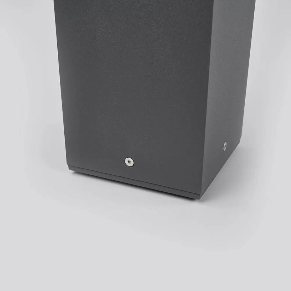 Lucande Terrassebelysning|Gadebelysning>vejlampe Klemens, 90 cm, antracit, metal, E27