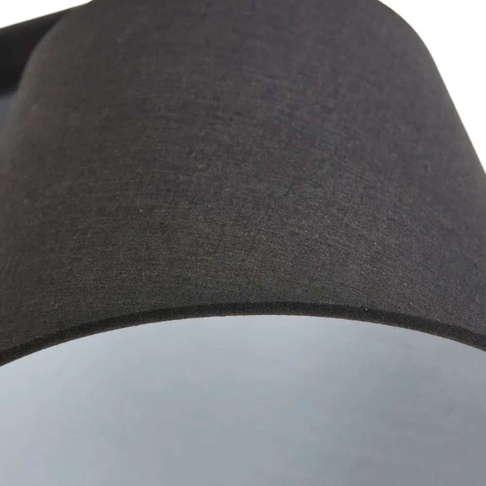 Lucande væglampe Marvaine, sort/guld-farvet, justerbar