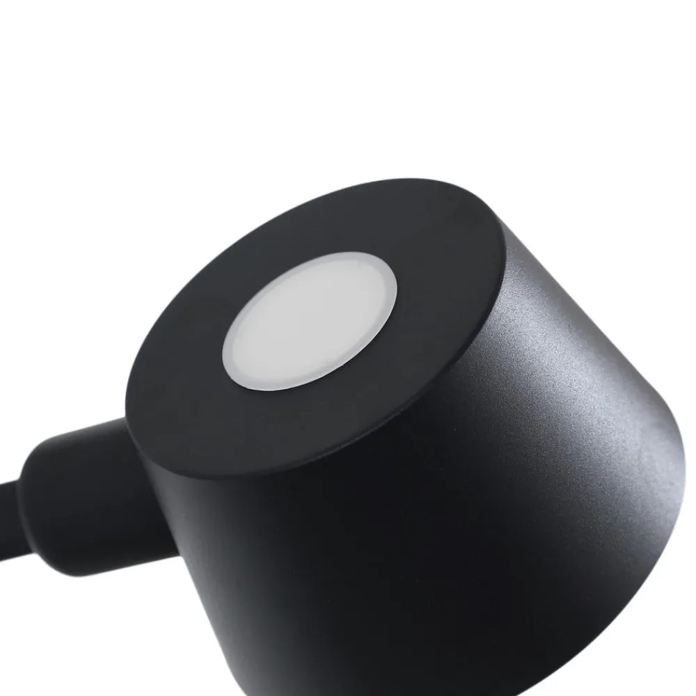 Lucande Arbejdsrum/Kontor|Væglamper>væglampe Silka, sort, metal, 9,5 cm høj