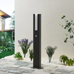 Virgalia LED-vejlampe, bevægelsessensor, 65 cm, IP54^Lucande Discount