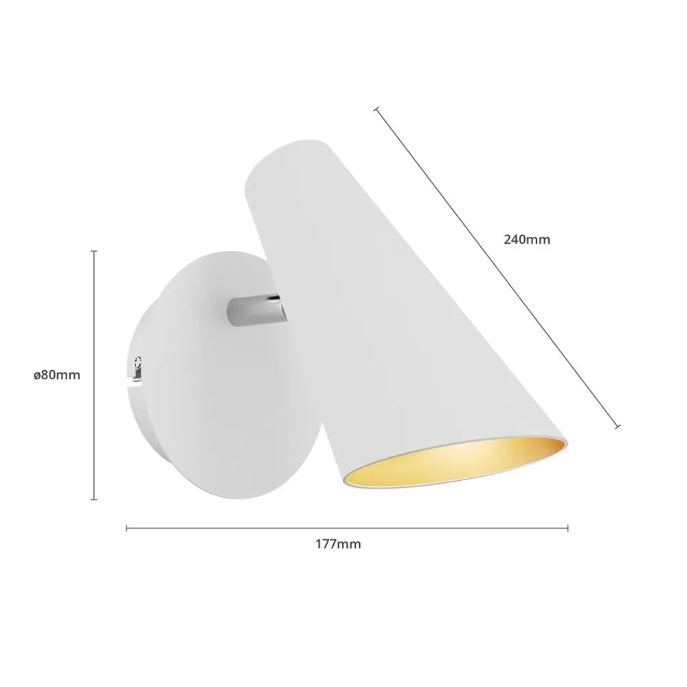 Lucande Væglamper|Væglamper>Wibke væglampe i hvid
