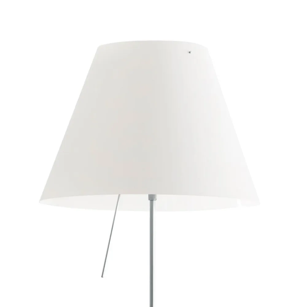Luceplan Gulvlamper|Gulvlamper>Costanza gulvlampe D13ti, aluminium/hvid