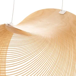 Illan LED-hængelampe i træ, dæmpbar Ø 60 cm^Luceplan Sale