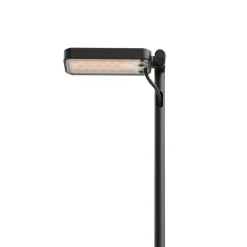 LED-vejlampe Flia, 180 cm høj, sort, plast^Luceplan
