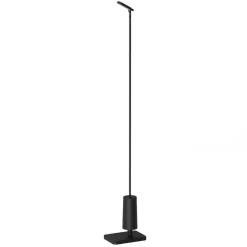Luceplan LED-vejlampe Flia, 75 cm høj, sort, plast