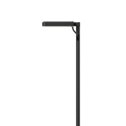Luceplan LED-vejlampe Flia, 120 cm høj, sort, plast