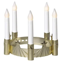 STAR TRADING Lucia-krone m. LED og fem lysk.